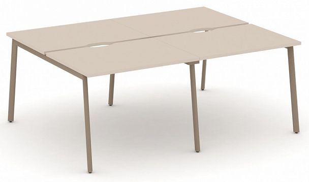 Рабочая станция на 4 места " ESTETICA" ES.D.RS-4.1-VP Капучино - Вид 1