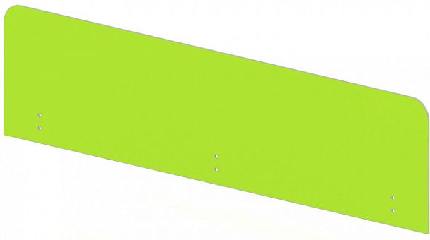 Экраны для столов "Настольные защитные экраны «Лайт»"  ПК-ЛТ-ЭКР130Х33-В2-1010 зеленый - Вид 1