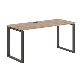 Стол прямой EQST 1567 Дуб Денвер светлый/Мокко 1560х670х750 EDIS - Фото предпросмотра