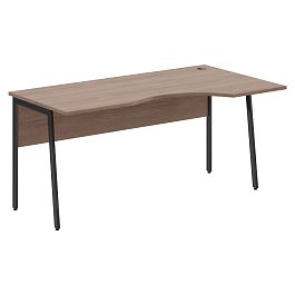 Стол прямой СА-1P(R) Ясень Шимо/Антрацит 1600х900х755 IMAGO PLUS - Фото предпросмотра