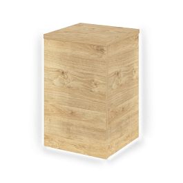 Onix Накладка угловая высокая внешняя с подсветкой левая О.R-NU.V.VNE.S (L) Тиквуд темный 432*432*674 - Фото предпросмотра