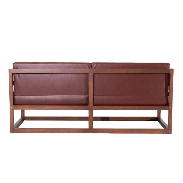 Диван лофт Магнус мини, экокожа Brown - Вид 7