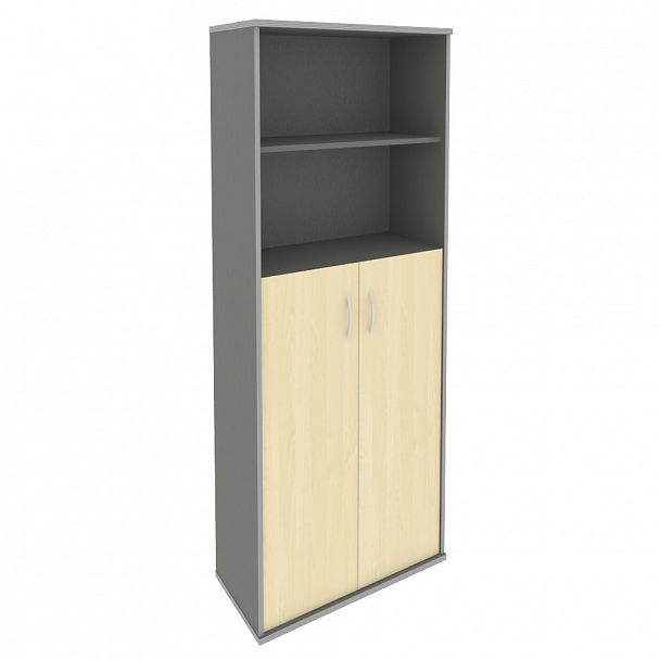 Шкаф "Riva" А.СТ-1.6 клен/металлик - Вид 1