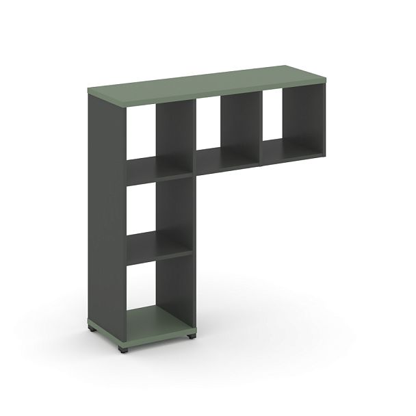 Concept Надставка низкая CN.NN-001 Кобо/Антрацит/Металл Антрацит 1099*365*1130 - Вид 1