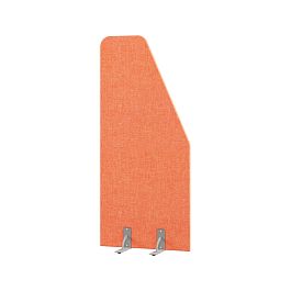 Перегородка акустическая со скосом Everprof EVO Acoustic на опорах 800х28х1800 Ткань Romeo 08 - Фото предпросмотра