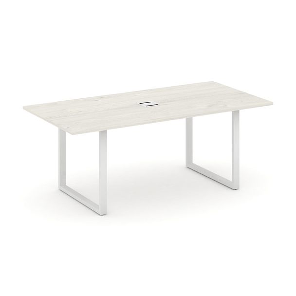 Style Project Direct Direct Стол переговорный SN-6O.SPRG-198 Дуб Наварра/Металл Белый 1980*980*750 - Вид 1