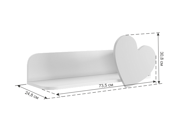 Комплект детской мебели "Зефир К2" (3500х580х2300) ДК02Зефир.3102 - Вид 4