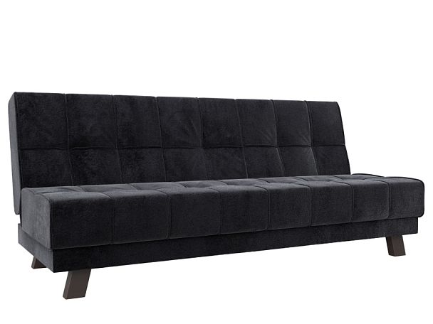 Диван прямой Винсент Велюр серый - Вид 1