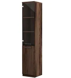 IRVIN FOT30451004 Шкаф для бумаг узкий Irvin кабинет руководителя  дезира тёмная - Фото предпросмотра