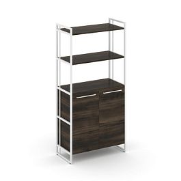 Rift Шкаф 4 ниши широкий RF.SS-44 Дуб Мали/Металл Белый 798*396*1648 - Фото предпросмотра