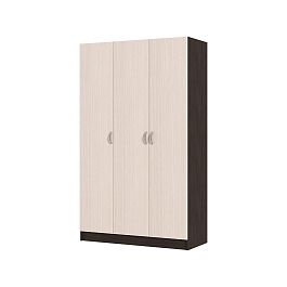 ШК 557 Бася ЛДСП шкаф 3-х ств. венге/белфорт - Фото предпросмотра