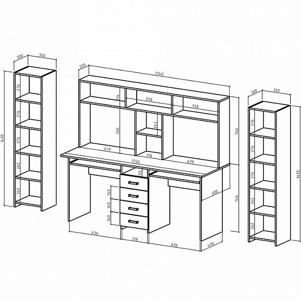 Рабочее место Лайт-11Я СН - Вид 2