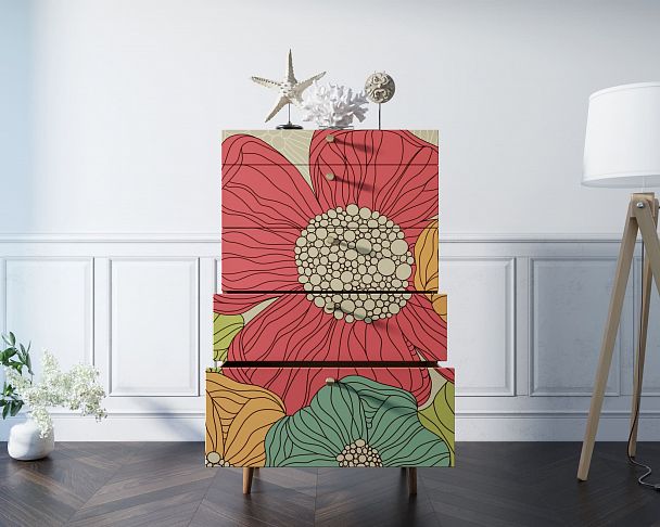 Комод высокий "Berber" принт 5 - Вид 5