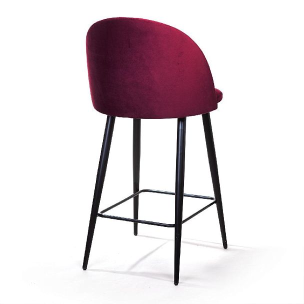 Стул полубарный Thomas, бархат красный 16 - Вид 7