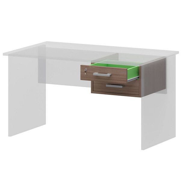 Тумба подвесная АТ-02 Темный шимо 430x450x280 Арго - Вид 1