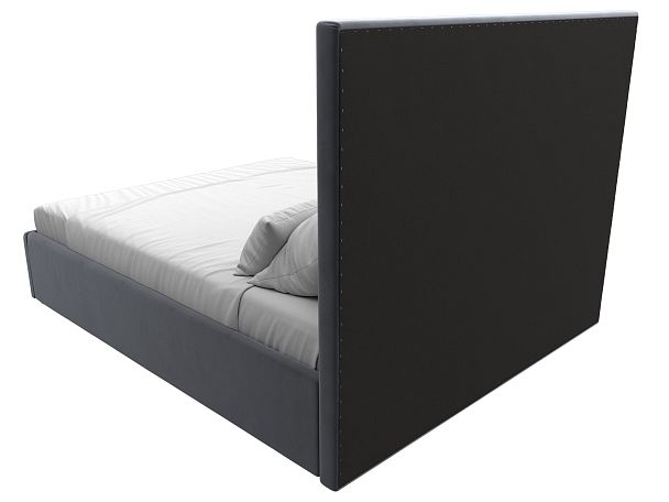 Интерьерная кровать Афродита 160 (полностью велюр серый) - Вид 5