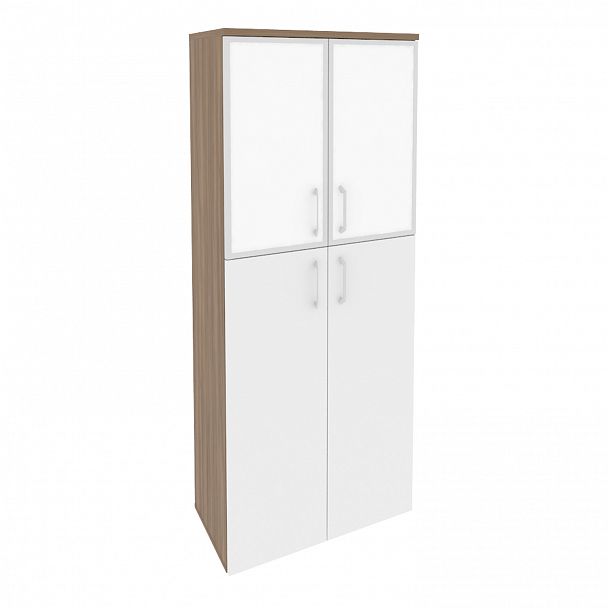 Шкаф "Onix" O.ST-1.7R white/black дуб аризона/белый - Вид 2