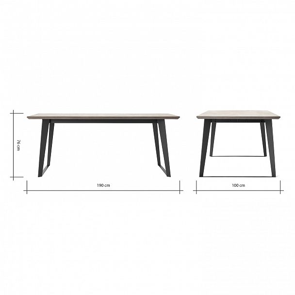 Стол обеденный Boone 190 - Вид 6