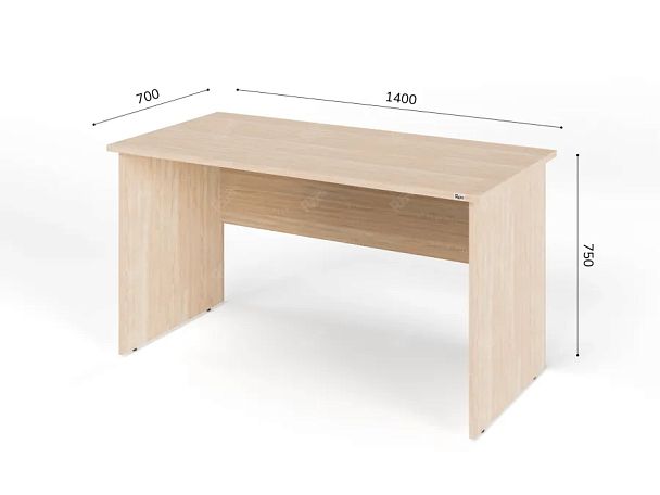 ЛАЙТ / LIGHT RLG002-14x7 Прямоугольный стол 140x70x75 Дуб Сонома - Вид 2