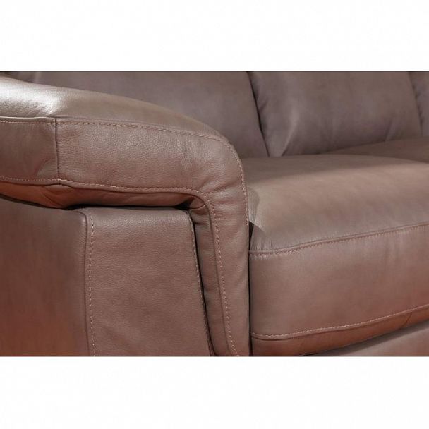 Угловой диван "Эльба 11" кожа - Вид 4