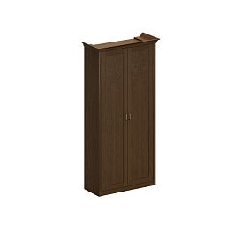 Шкаф для одежды комбинированный высокий Perseo ПС 351 ДМ дуб мелвилл - Фото предпросмотра