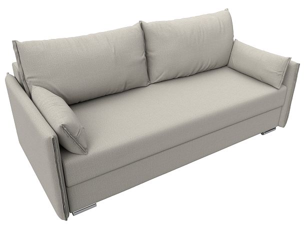 Диван прямой Сайгон Рогожка бежевый - Вид 5