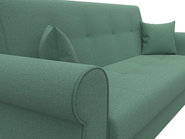 Диван-книжка Лига-019 Рогожка зеленый - Вид 4