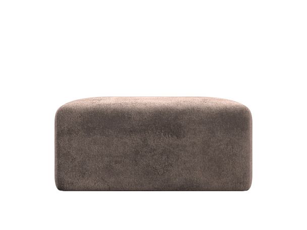 Модуль пуф Лига-060 НПБ Велюр бежевый - Вид 1