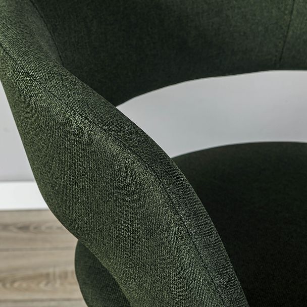 Кресло Бар.Hugs тёмно-зеленый/черный - Вид 11