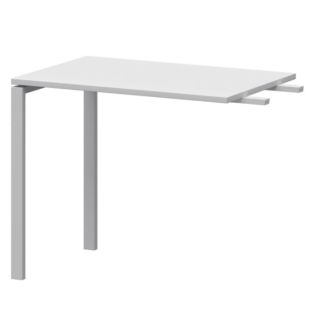 Бриф-приставка на металлокаркасе АМ-090.60 Белый/Белый 900x600x760 Арго-М - Вид 1