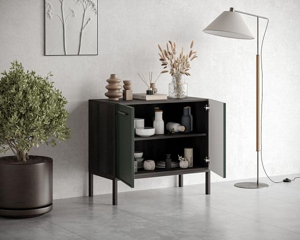 Комод с двумя дверками Nicole арт NEM02G - Вид 2