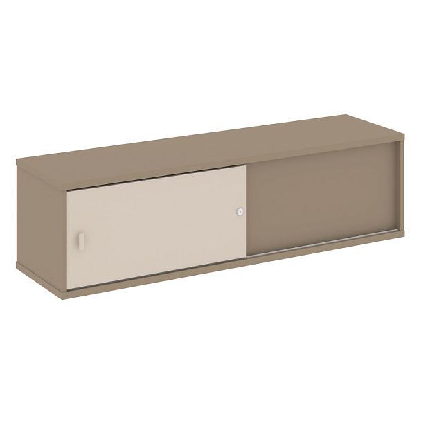 Estetica Надставка на две тумбы низкая ES.NN-4.2 Латте/Капучино 1500*410*410 - Вид 1