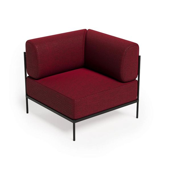 Rio Модуль угловой РСЕ-02 Сан 18/Металл Черный 810*810*770 - Вид 1