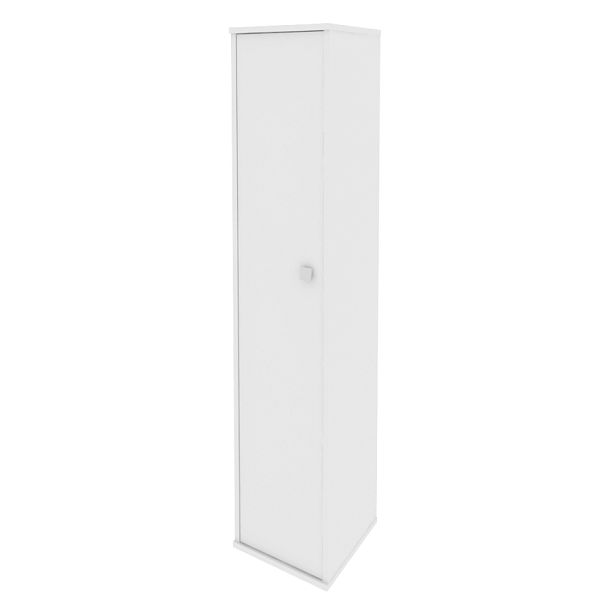 Style Шкаф высокий узкий левый Л.СУ-1.9 (L) Белый 412*410*1980 - Вид 1