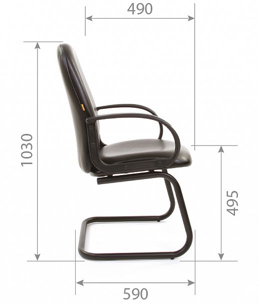 Кресло CHAIRMAN 279V, экокожа, черный  - Вид 5
