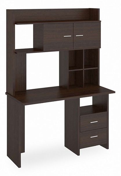 Стол компьютерный Домино Lite СКЛ-Прям120+НКЛХ-120 В Венге - Вид 1