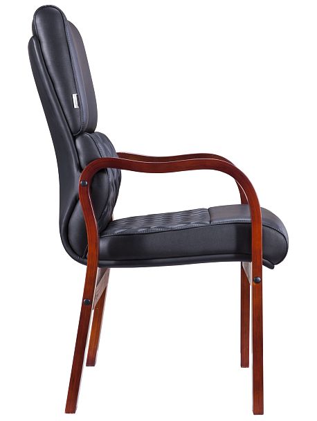 Кресло Everprof President Wood CF Экокожа Черный - Вид 3