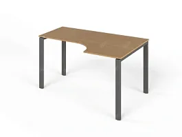 ЛАЙТ / LIGHT RLG016-12x9R Угловой стол 140x90x75 Бук - Фото предпросмотра