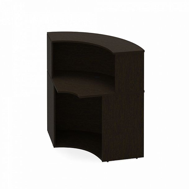 Стойка-ресепшн "Система-M" ПК-УНФО-СКР90х90-В1-179 дуб ферраре - Вид 1