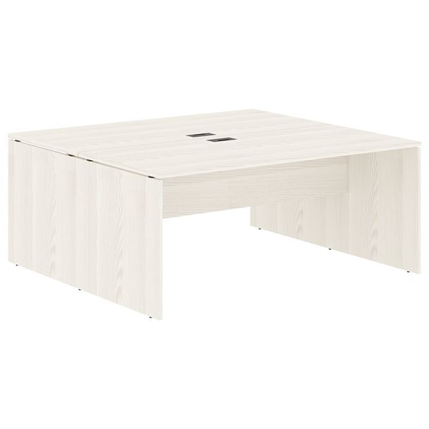 Стол двойной ED2ST 1780 Ясень Траун/Мокко 1760х1606х750 EDIS - Вид 1