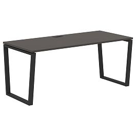 Стол прямой EVST 1780 Мокко/Черный 1760х800х750 EDIS - Фото предпросмотра