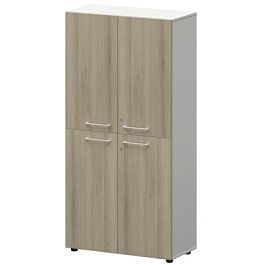 Шкаф высокий закрытый СМШ48.2.28F(Б) Кронберг 792x380x1595 Кортез - Фото предпросмотра