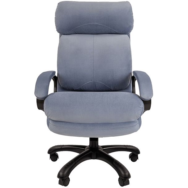 Кресло CHAIRMAN HOME 505, ткань велюр, голубой - Вид 2