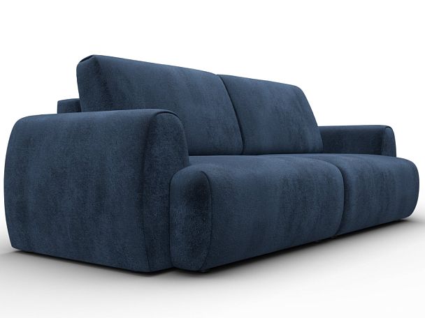 Диван прямой Лига-115 НПБ Велюр синий - Вид 3