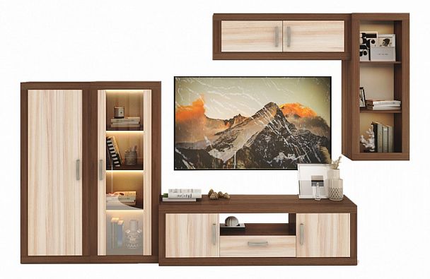 Набор для гостиной Toivo ГСТ 2 Карамель/Шамони - Вид 1