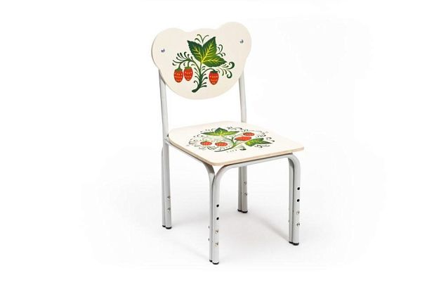 Детский стульчик Кузя Стандарт с росписью, гр.00-0 - Вид 1