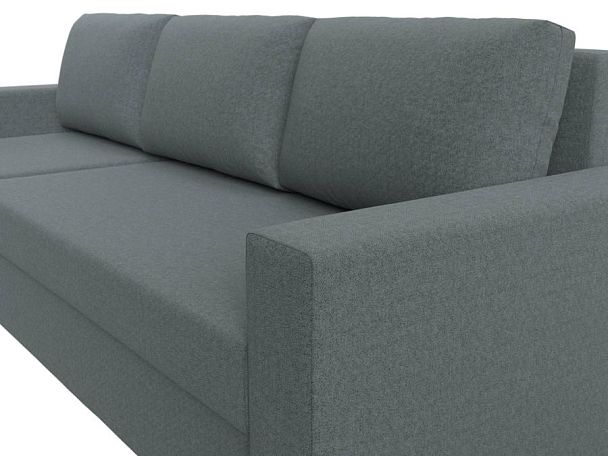 Диван угловой Траумберг Лайт левый угол Рогожка серый - Вид 4
