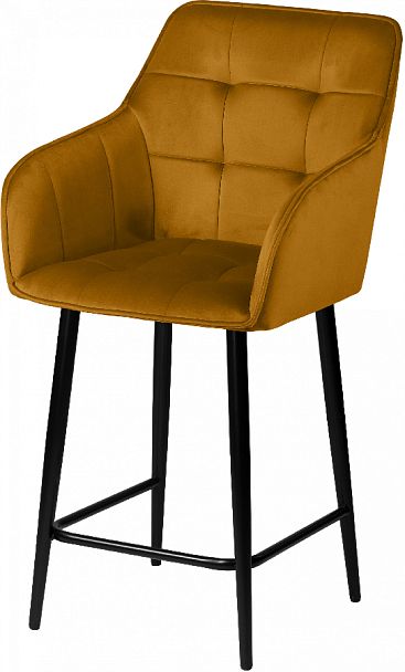 Комплект полубарных поворотных кресел Мони К, Confetti chai tea/черный, 2 шт. - Вид 2