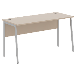 Стол прямой СП-3.1P Мокачино/Алюминий 1400х608х755 IMAGO PLUS - Фото предпросмотра