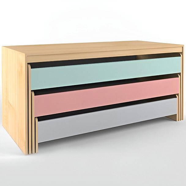 Кровать детская трехъярусная Скандинавия - Вид 1